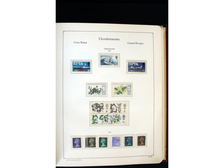 1840/1988, postfrische, ungebrauchte und gestempelte Sammlung mit u.a. Mi.-Nr. 1 (15), 2 (5), 5 (6), 6 (3), 7 (3), 35 (4), 49