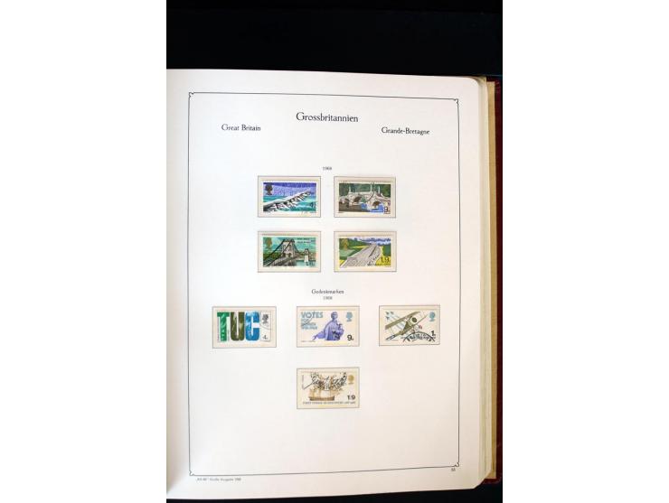 1840/1988, postfrische, ungebrauchte und gestempelte Sammlung mit u.a. Mi.-Nr. 1 (15), 2 (5), 5 (6), 6 (3), 7 (3), 35 (4), 49