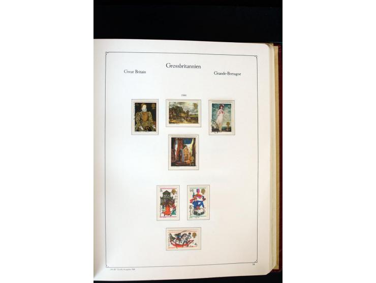 1840/1988, postfrische, ungebrauchte und gestempelte Sammlung mit u.a. Mi.-Nr. 1 (15), 2 (5), 5 (6), 6 (3), 7 (3), 35 (4), 49