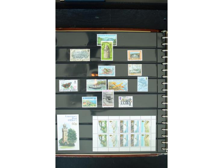 1840/1988, postfrische, ungebrauchte und gestempelte Sammlung mit u.a. Mi.-Nr. 1 (15), 2 (5), 5 (6), 6 (3), 7 (3), 35 (4), 49