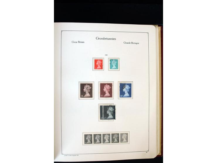 1840/1988, postfrische, ungebrauchte und gestempelte Sammlung mit u.a. Mi.-Nr. 1 (15), 2 (5), 5 (6), 6 (3), 7 (3), 35 (4), 49