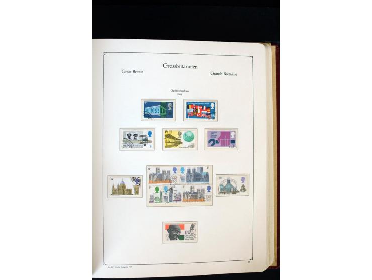1840/1988, postfrische, ungebrauchte und gestempelte Sammlung mit u.a. Mi.-Nr. 1 (15), 2 (5), 5 (6), 6 (3), 7 (3), 35 (4), 49