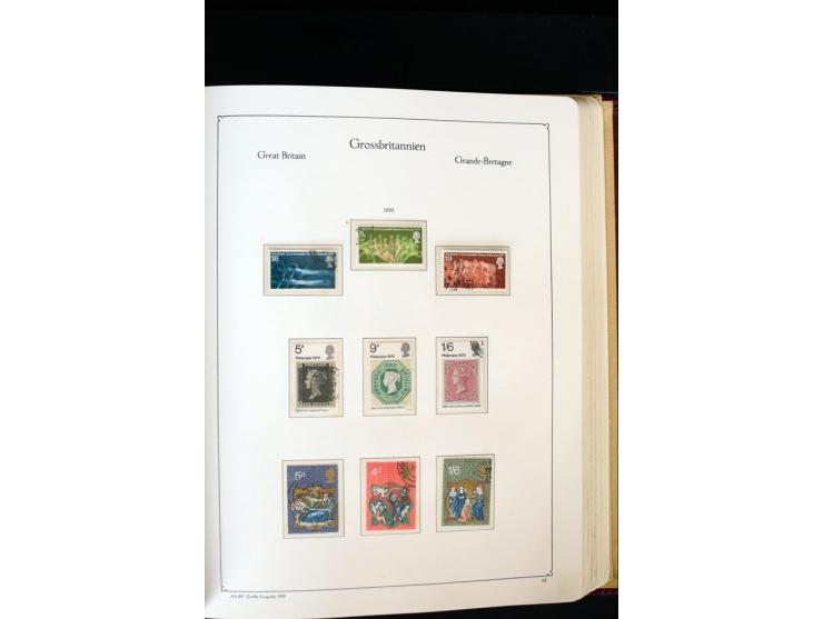 1840/1988, postfrische, ungebrauchte und gestempelte Sammlung mit u.a. Mi.-Nr. 1 (15), 2 (5), 5 (6), 6 (3), 7 (3), 35 (4), 49