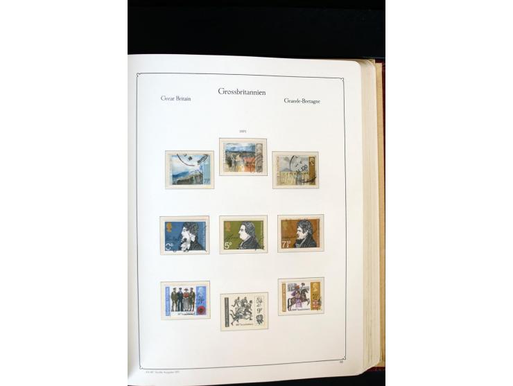 1840/1988, postfrische, ungebrauchte und gestempelte Sammlung mit u.a. Mi.-Nr. 1 (15), 2 (5), 5 (6), 6 (3), 7 (3), 35 (4), 49