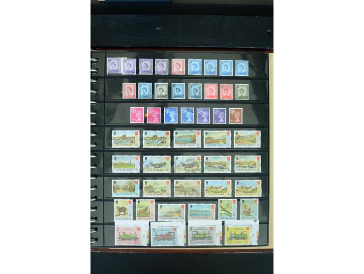 1840/1988, postfrische, ungebrauchte und gestempelte Sammlung mit u.a. Mi.-Nr. 1 (15), 2 (5), 5 (6), 6 (3), 7 (3), 35 (4), 49