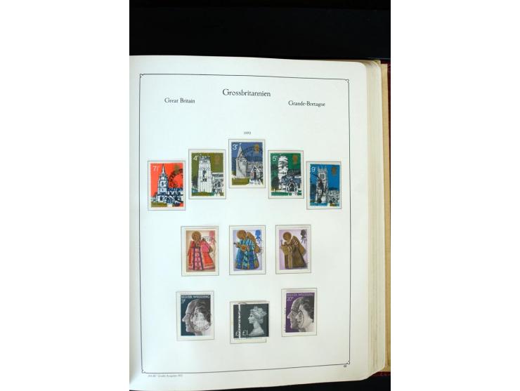 1840/1988, postfrische, ungebrauchte und gestempelte Sammlung mit u.a. Mi.-Nr. 1 (15), 2 (5), 5 (6), 6 (3), 7 (3), 35 (4), 49
