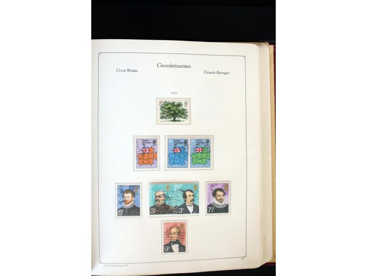 1840/1988, postfrische, ungebrauchte und gestempelte Sammlung mit u.a. Mi.-Nr. 1 (15), 2 (5), 5 (6), 6 (3), 7 (3), 35 (4), 49