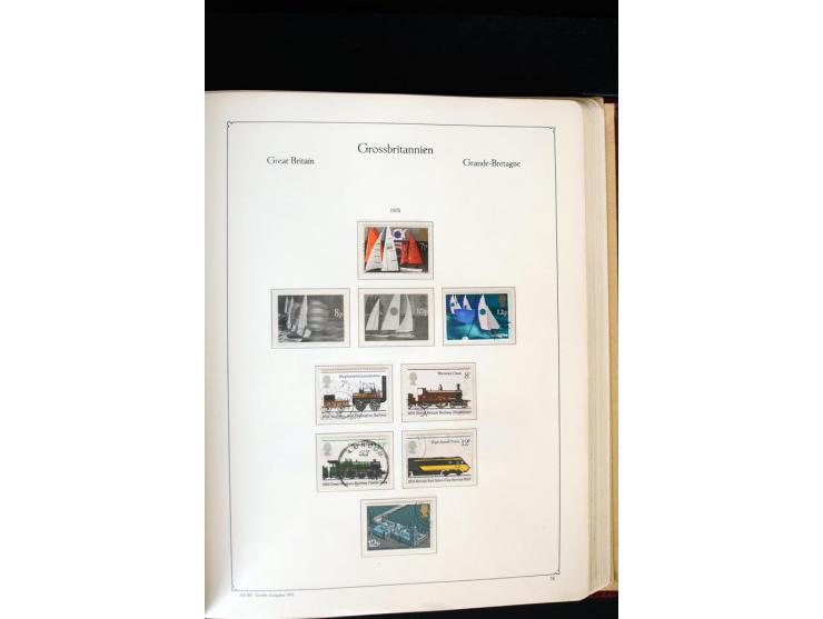 1840/1988, postfrische, ungebrauchte und gestempelte Sammlung mit u.a. Mi.-Nr. 1 (15), 2 (5), 5 (6), 6 (3), 7 (3), 35 (4), 49
