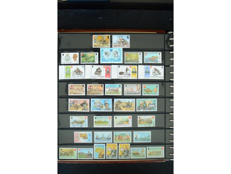 1840/1988, postfrische, ungebrauchte und gestempelte Sammlung mit u.a. Mi.-Nr. 1 (15), 2 (5), 5 (6), 6 (3), 7 (3), 35 (4), 49