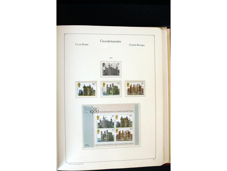 1840/1988, postfrische, ungebrauchte und gestempelte Sammlung mit u.a. Mi.-Nr. 1 (15), 2 (5), 5 (6), 6 (3), 7 (3), 35 (4), 49