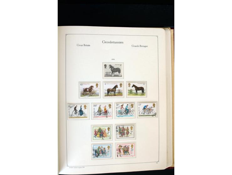 1840/1988, postfrische, ungebrauchte und gestempelte Sammlung mit u.a. Mi.-Nr. 1 (15), 2 (5), 5 (6), 6 (3), 7 (3), 35 (4), 49