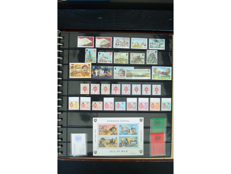 1840/1988, postfrische, ungebrauchte und gestempelte Sammlung mit u.a. Mi.-Nr. 1 (15), 2 (5), 5 (6), 6 (3), 7 (3), 35 (4), 49