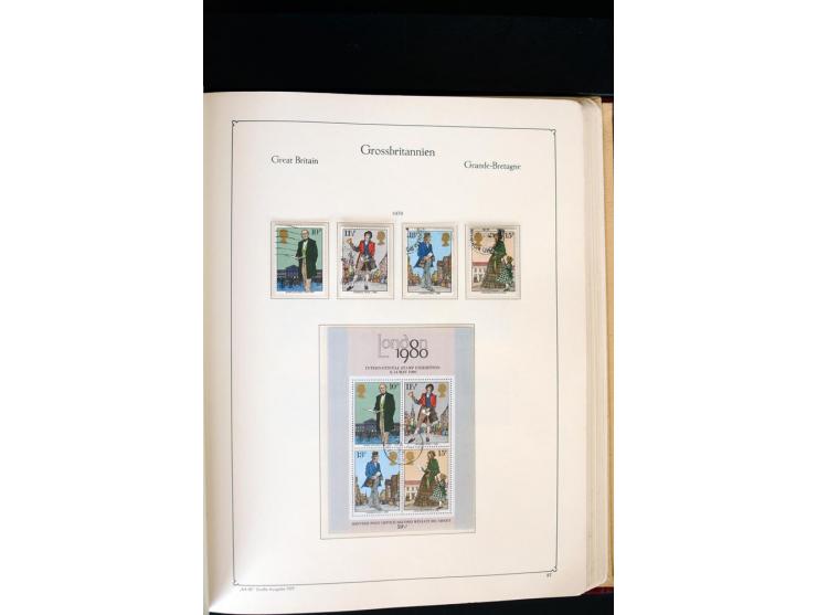 1840/1988, postfrische, ungebrauchte und gestempelte Sammlung mit u.a. Mi.-Nr. 1 (15), 2 (5), 5 (6), 6 (3), 7 (3), 35 (4), 49