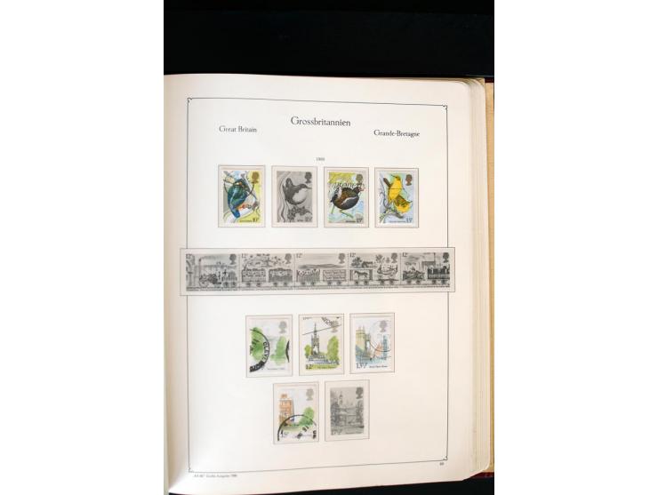 1840/1988, postfrische, ungebrauchte und gestempelte Sammlung mit u.a. Mi.-Nr. 1 (15), 2 (5), 5 (6), 6 (3), 7 (3), 35 (4), 49