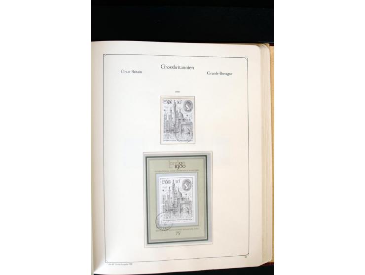 1840/1988, postfrische, ungebrauchte und gestempelte Sammlung mit u.a. Mi.-Nr. 1 (15), 2 (5), 5 (6), 6 (3), 7 (3), 35 (4), 49