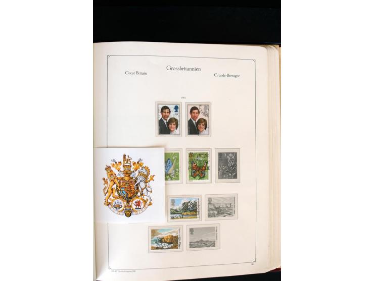 1840/1988, postfrische, ungebrauchte und gestempelte Sammlung mit u.a. Mi.-Nr. 1 (15), 2 (5), 5 (6), 6 (3), 7 (3), 35 (4), 49
