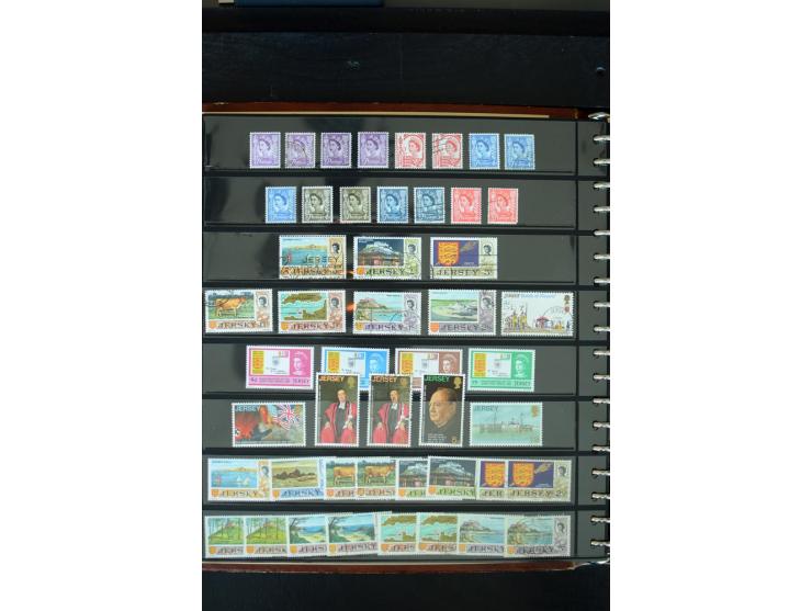 1840/1988, postfrische, ungebrauchte und gestempelte Sammlung mit u.a. Mi.-Nr. 1 (15), 2 (5), 5 (6), 6 (3), 7 (3), 35 (4), 49