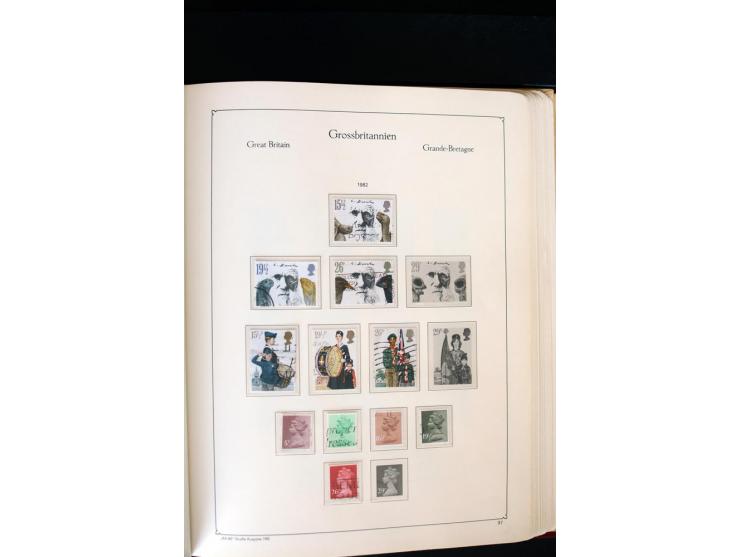 1840/1988, postfrische, ungebrauchte und gestempelte Sammlung mit u.a. Mi.-Nr. 1 (15), 2 (5), 5 (6), 6 (3), 7 (3), 35 (4), 49