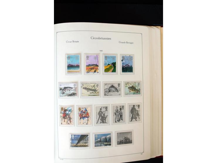 1840/1988, postfrische, ungebrauchte und gestempelte Sammlung mit u.a. Mi.-Nr. 1 (15), 2 (5), 5 (6), 6 (3), 7 (3), 35 (4), 49