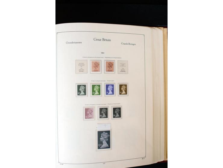 1840/1988, postfrische, ungebrauchte und gestempelte Sammlung mit u.a. Mi.-Nr. 1 (15), 2 (5), 5 (6), 6 (3), 7 (3), 35 (4), 49