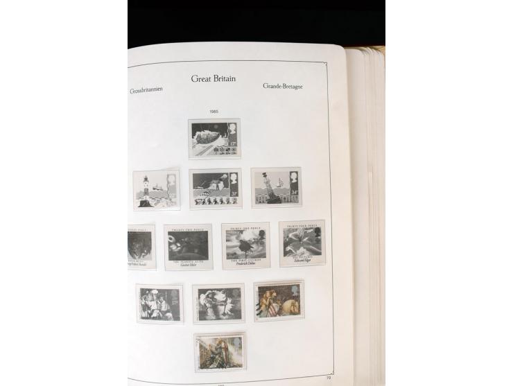 1840/1988, postfrische, ungebrauchte und gestempelte Sammlung mit u.a. Mi.-Nr. 1 (15), 2 (5), 5 (6), 6 (3), 7 (3), 35 (4), 49