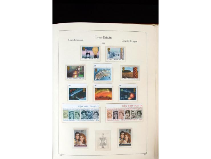 1840/1988, postfrische, ungebrauchte und gestempelte Sammlung mit u.a. Mi.-Nr. 1 (15), 2 (5), 5 (6), 6 (3), 7 (3), 35 (4), 49
