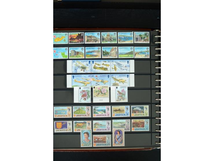 1840/1988, postfrische, ungebrauchte und gestempelte Sammlung mit u.a. Mi.-Nr. 1 (15), 2 (5), 5 (6), 6 (3), 7 (3), 35 (4), 49