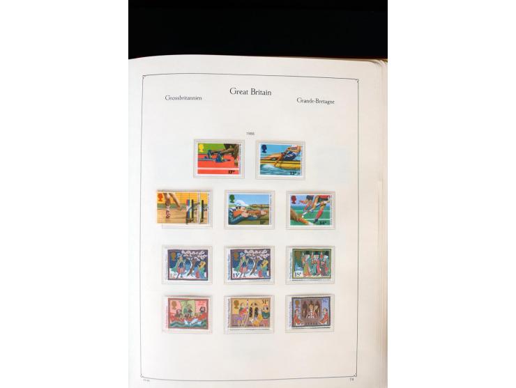 1840/1988, postfrische, ungebrauchte und gestempelte Sammlung mit u.a. Mi.-Nr. 1 (15), 2 (5), 5 (6), 6 (3), 7 (3), 35 (4), 49