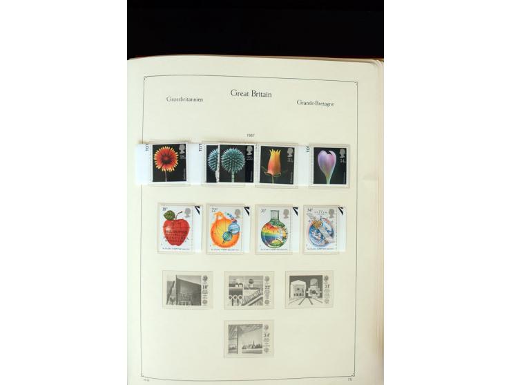 1840/1988, postfrische, ungebrauchte und gestempelte Sammlung mit u.a. Mi.-Nr. 1 (15), 2 (5), 5 (6), 6 (3), 7 (3), 35 (4), 49