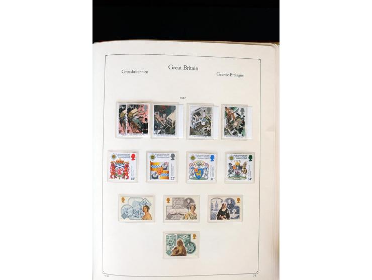 1840/1988, postfrische, ungebrauchte und gestempelte Sammlung mit u.a. Mi.-Nr. 1 (15), 2 (5), 5 (6), 6 (3), 7 (3), 35 (4), 49