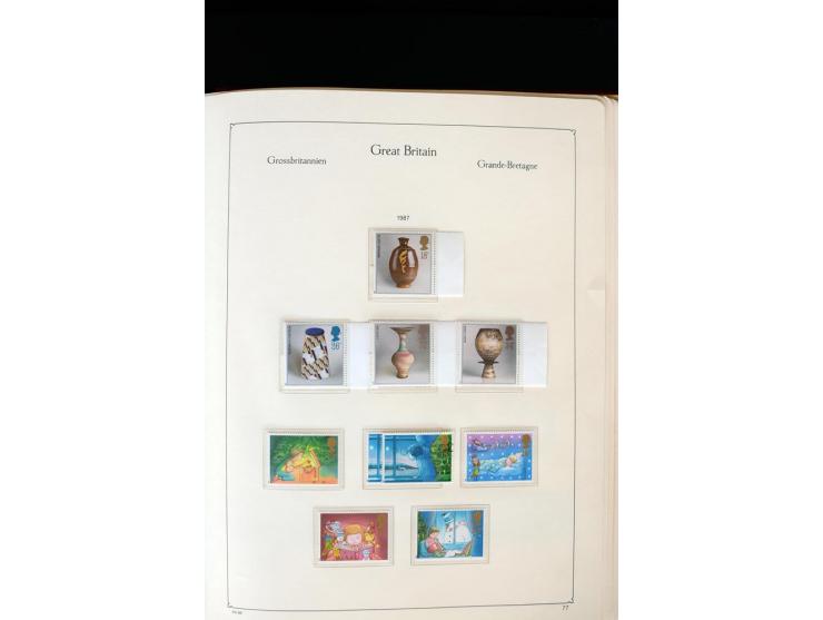 1840/1988, postfrische, ungebrauchte und gestempelte Sammlung mit u.a. Mi.-Nr. 1 (15), 2 (5), 5 (6), 6 (3), 7 (3), 35 (4), 49