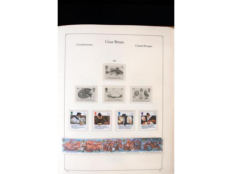 1840/1988, postfrische, ungebrauchte und gestempelte Sammlung mit u.a. Mi.-Nr. 1 (15), 2 (5), 5 (6), 6 (3), 7 (3), 35 (4), 49
