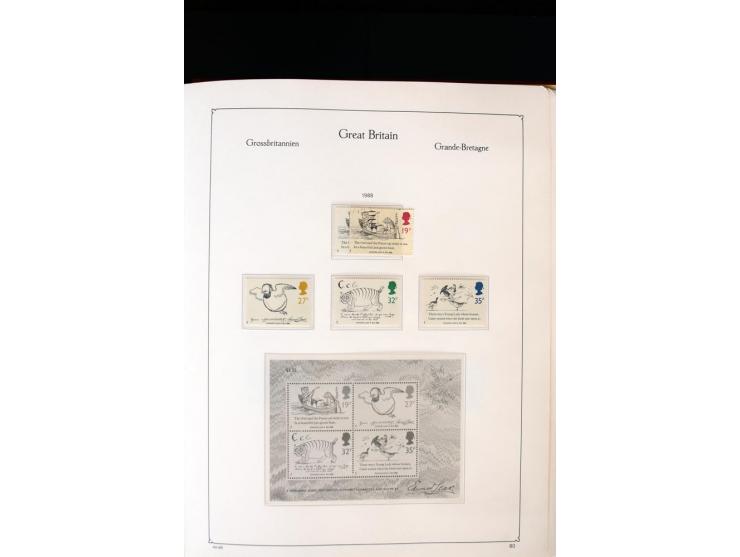 1840/1988, postfrische, ungebrauchte und gestempelte Sammlung mit u.a. Mi.-Nr. 1 (15), 2 (5), 5 (6), 6 (3), 7 (3), 35 (4), 49