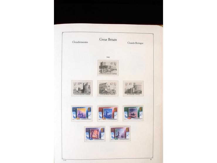1840/1988, postfrische, ungebrauchte und gestempelte Sammlung mit u.a. Mi.-Nr. 1 (15), 2 (5), 5 (6), 6 (3), 7 (3), 35 (4), 49