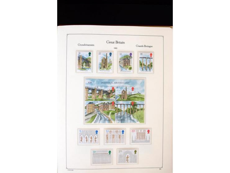 1840/1988, postfrische, ungebrauchte und gestempelte Sammlung mit u.a. Mi.-Nr. 1 (15), 2 (5), 5 (6), 6 (3), 7 (3), 35 (4), 49