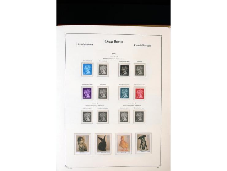 1840/1988, postfrische, ungebrauchte und gestempelte Sammlung mit u.a. Mi.-Nr. 1 (15), 2 (5), 5 (6), 6 (3), 7 (3), 35 (4), 49