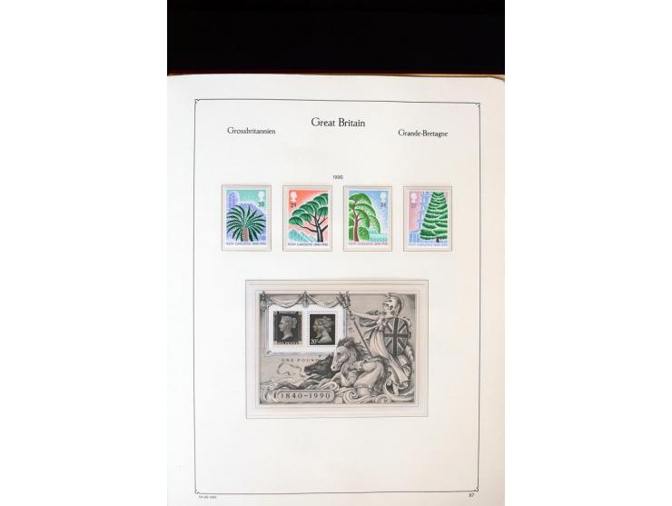 1840/1988, postfrische, ungebrauchte und gestempelte Sammlung mit u.a. Mi.-Nr. 1 (15), 2 (5), 5 (6), 6 (3), 7 (3), 35 (4), 49