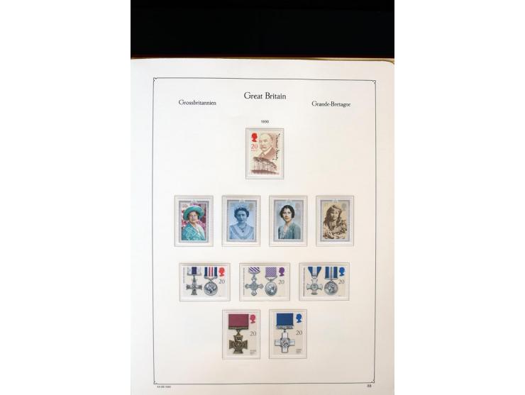 1840/1988, postfrische, ungebrauchte und gestempelte Sammlung mit u.a. Mi.-Nr. 1 (15), 2 (5), 5 (6), 6 (3), 7 (3), 35 (4), 49