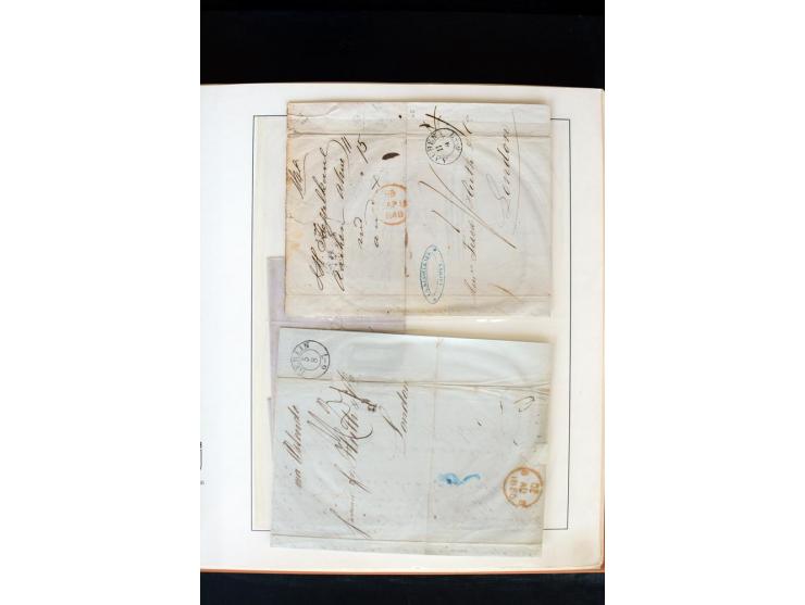 1840/1988, postfrische, ungebrauchte und gestempelte Sammlung mit u.a. Mi.-Nr. 1 (15), 2 (5), 5 (6), 6 (3), 7 (3), 35 (4), 49