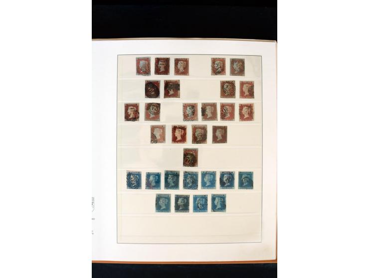 1840/1988, postfrische, ungebrauchte und gestempelte Sammlung mit u.a. Mi.-Nr. 1 (15), 2 (5), 5 (6), 6 (3), 7 (3), 35 (4), 49