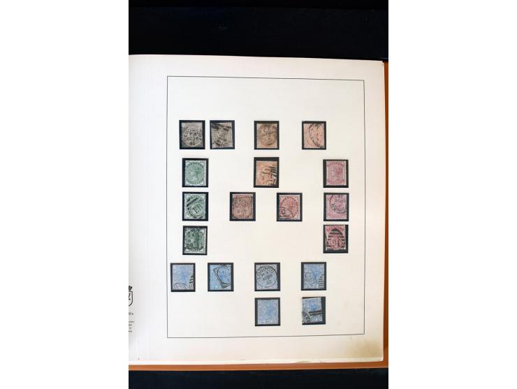 1840/1988, postfrische, ungebrauchte und gestempelte Sammlung mit u.a. Mi.-Nr. 1 (15), 2 (5), 5 (6), 6 (3), 7 (3), 35 (4), 49