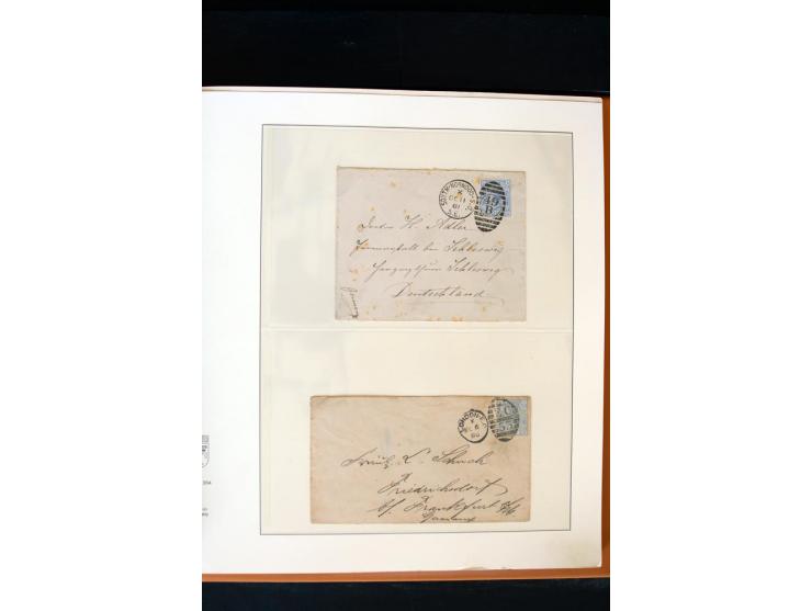 1840/1988, postfrische, ungebrauchte und gestempelte Sammlung mit u.a. Mi.-Nr. 1 (15), 2 (5), 5 (6), 6 (3), 7 (3), 35 (4), 49