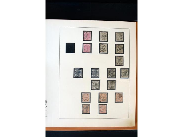 1840/1988, postfrische, ungebrauchte und gestempelte Sammlung mit u.a. Mi.-Nr. 1 (15), 2 (5), 5 (6), 6 (3), 7 (3), 35 (4), 49