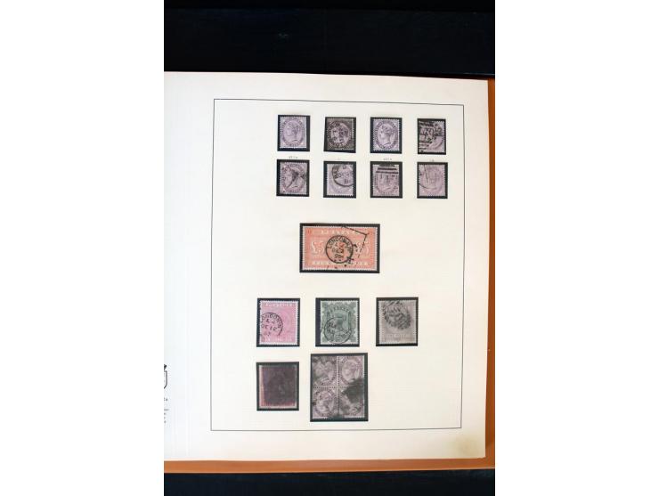 1840/1988, postfrische, ungebrauchte und gestempelte Sammlung mit u.a. Mi.-Nr. 1 (15), 2 (5), 5 (6), 6 (3), 7 (3), 35 (4), 49