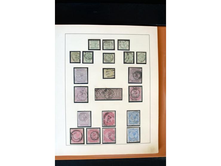 1840/1988, postfrische, ungebrauchte und gestempelte Sammlung mit u.a. Mi.-Nr. 1 (15), 2 (5), 5 (6), 6 (3), 7 (3), 35 (4), 49