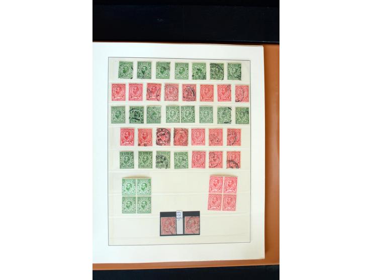 1840/1988, postfrische, ungebrauchte und gestempelte Sammlung mit u.a. Mi.-Nr. 1 (15), 2 (5), 5 (6), 6 (3), 7 (3), 35 (4), 49