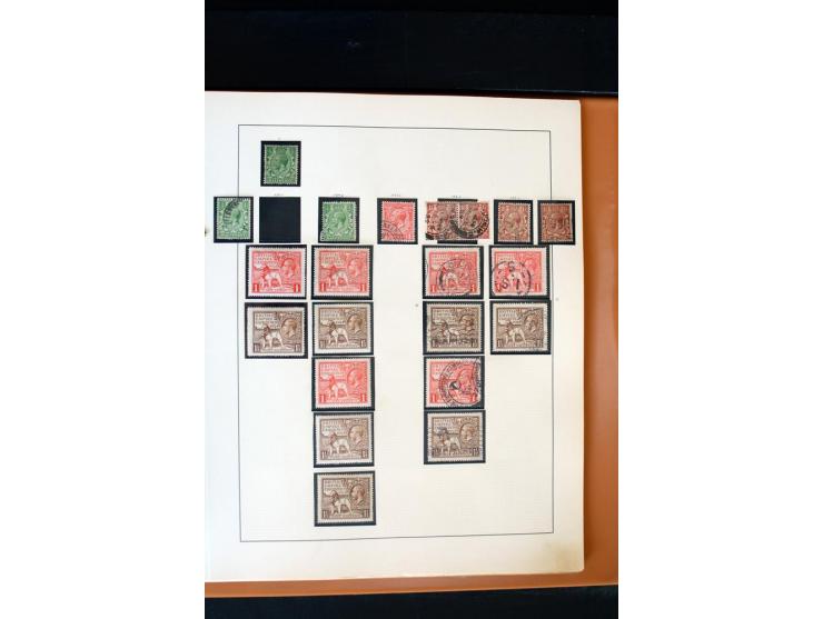 1840/1988, postfrische, ungebrauchte und gestempelte Sammlung mit u.a. Mi.-Nr. 1 (15), 2 (5), 5 (6), 6 (3), 7 (3), 35 (4), 49