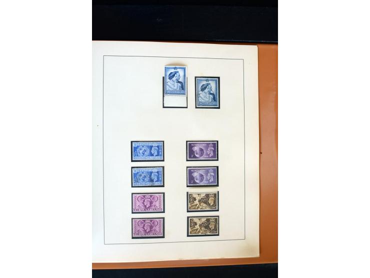 1840/1988, postfrische, ungebrauchte und gestempelte Sammlung mit u.a. Mi.-Nr. 1 (15), 2 (5), 5 (6), 6 (3), 7 (3), 35 (4), 49