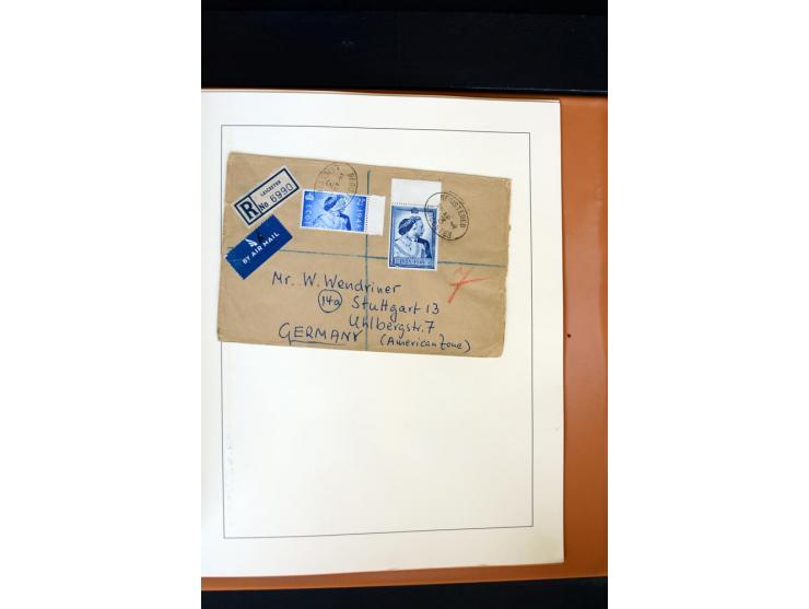 1840/1988, postfrische, ungebrauchte und gestempelte Sammlung mit u.a. Mi.-Nr. 1 (15), 2 (5), 5 (6), 6 (3), 7 (3), 35 (4), 49