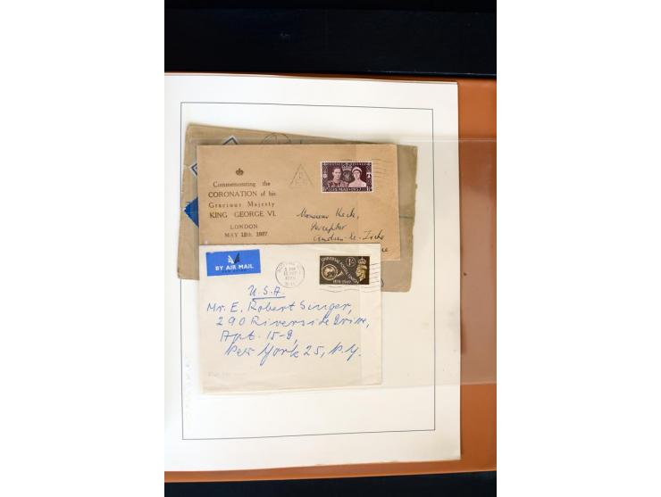 1840/1988, postfrische, ungebrauchte und gestempelte Sammlung mit u.a. Mi.-Nr. 1 (15), 2 (5), 5 (6), 6 (3), 7 (3), 35 (4), 49